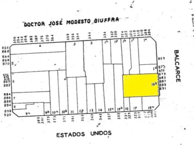 Balcarce al 800, entre Estados unidos y Giuffra